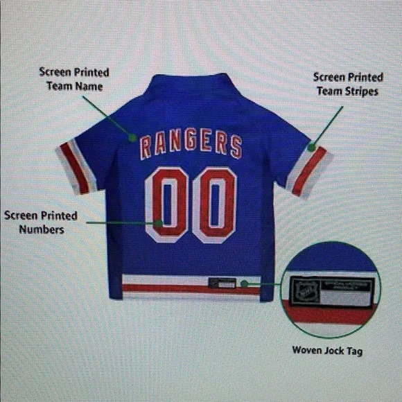 Rangers Blue Team Jersey - Picture 2 of 5